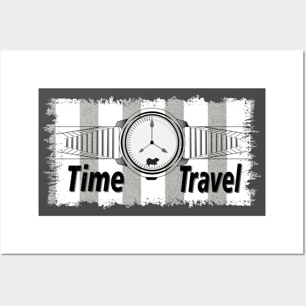 Time Travel Watch Wall Art by Watercoloristic